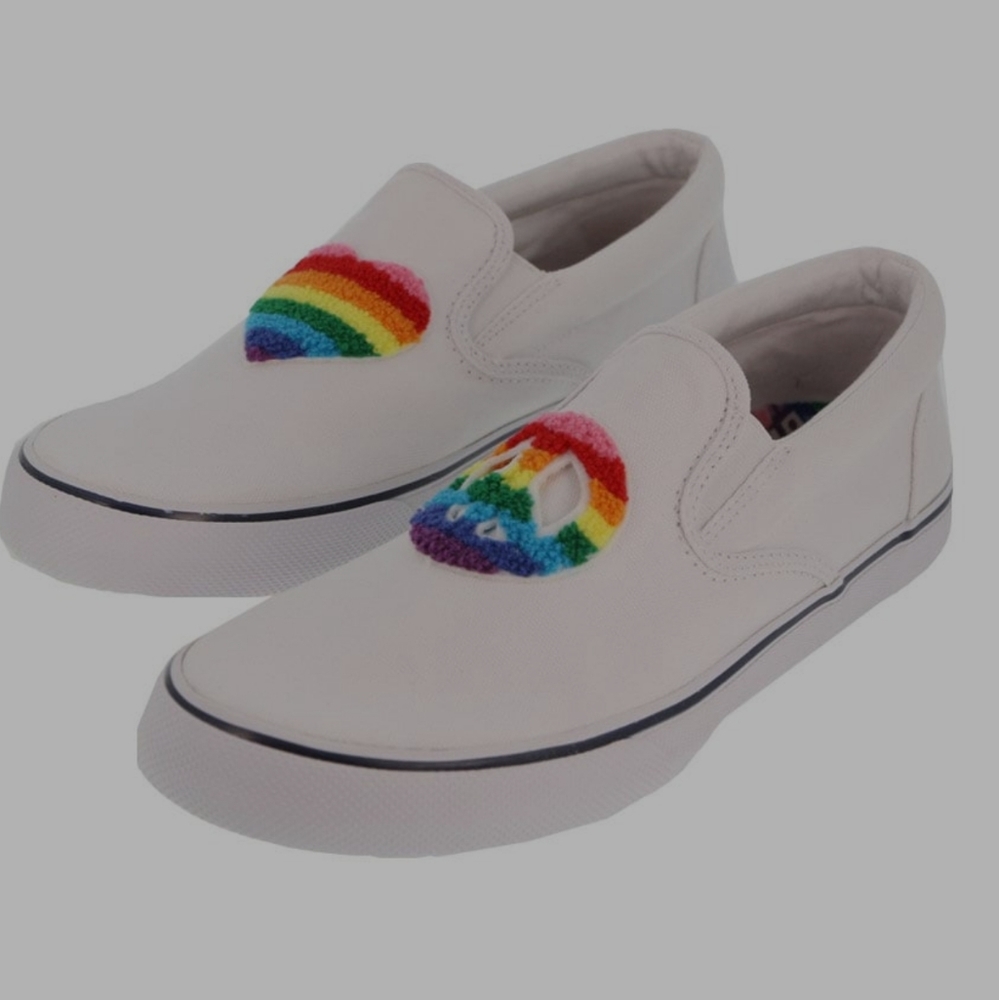 Sperry Striper II Slip On Pride Shoes